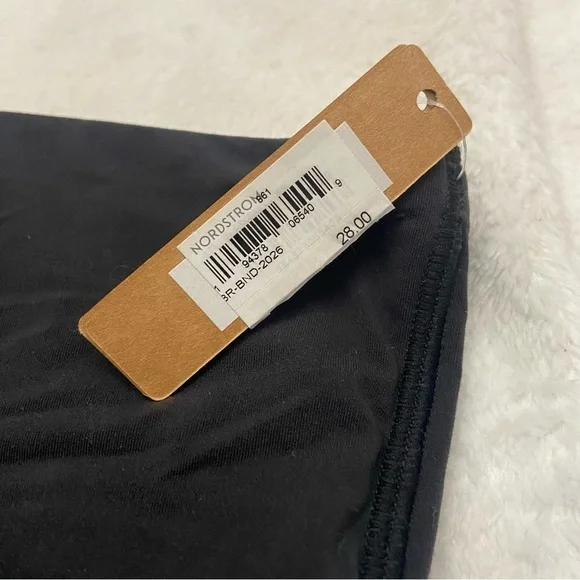 New! Skims Black Fits Everybody Bandeau Bra Onyx black nwt 28674 - Picture 4 of 8